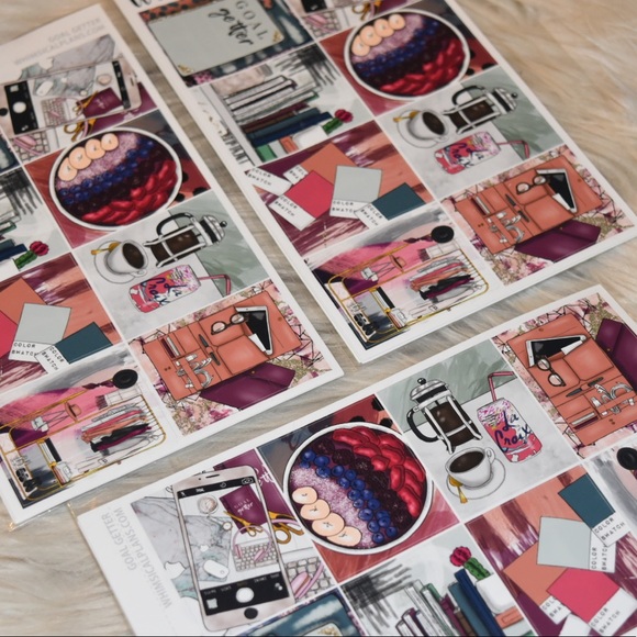 “Goal Getter” Planner Sticker Kit - Picture 4 of 4